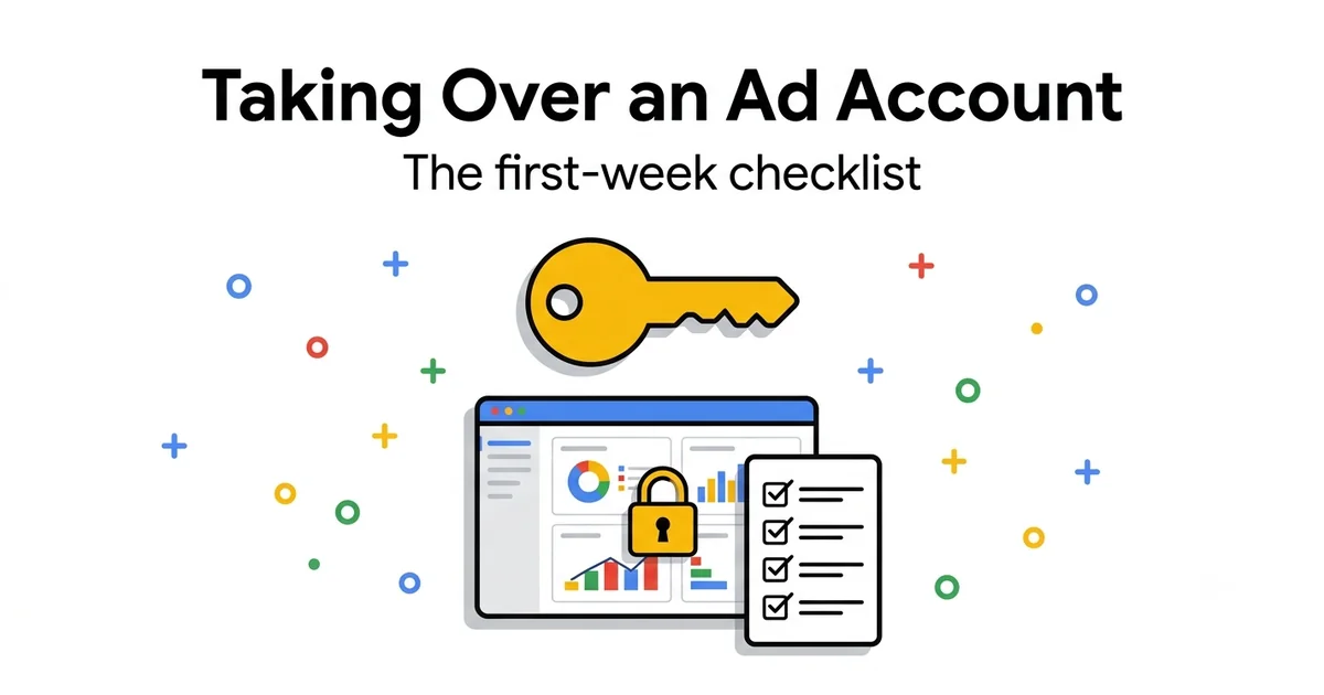 Taking Over a Google Ads Account from an Agency: First-Week Checklist